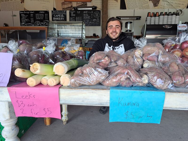 Joe Thistlethwaite is on a mission to keep vegetable prices as low as possible for fellow residents.