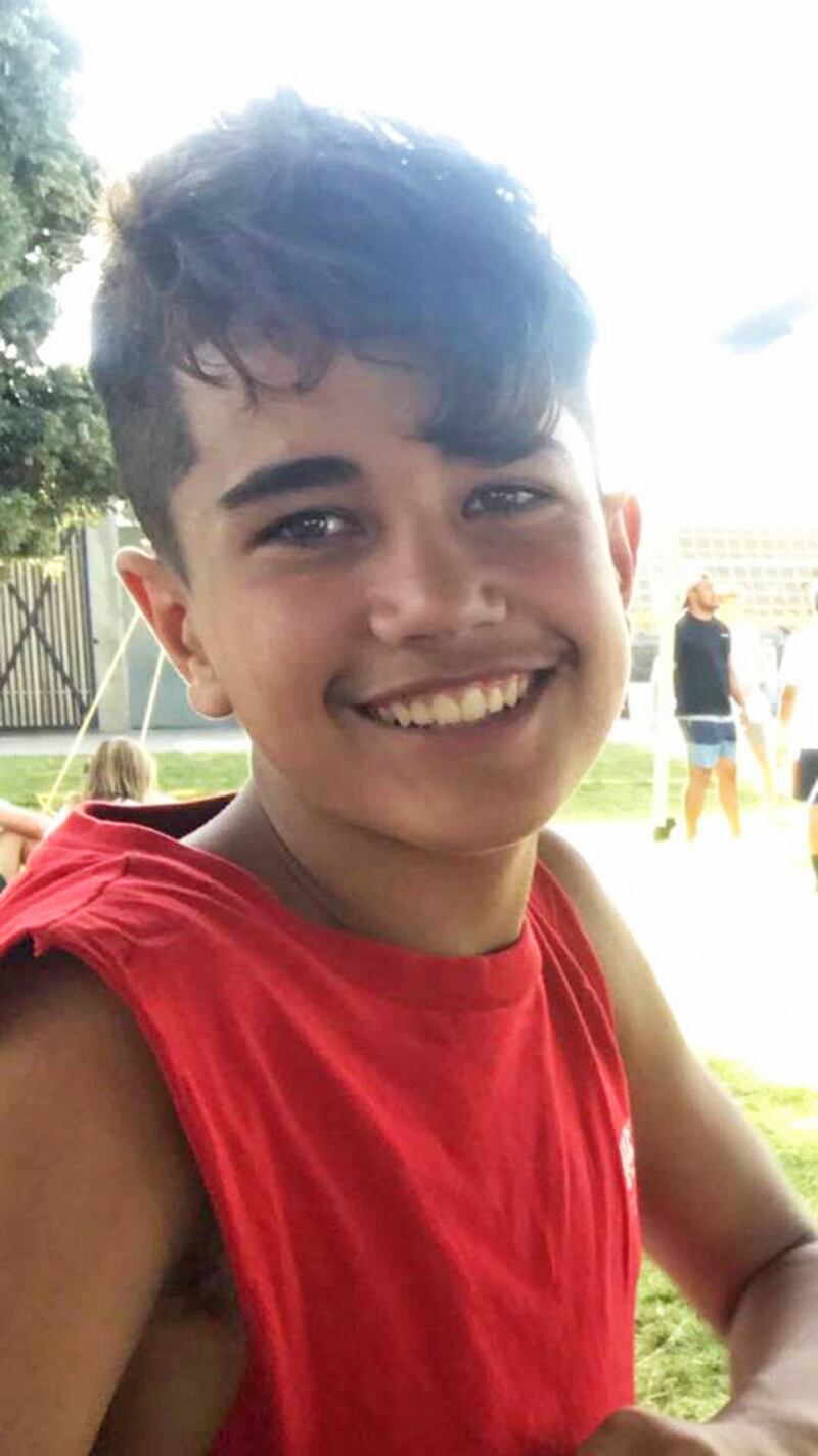 Joshua Mou, 13, who passed away at Hawke's Bay Hospital after his bike collided with a van on Monday January 30, 2018.