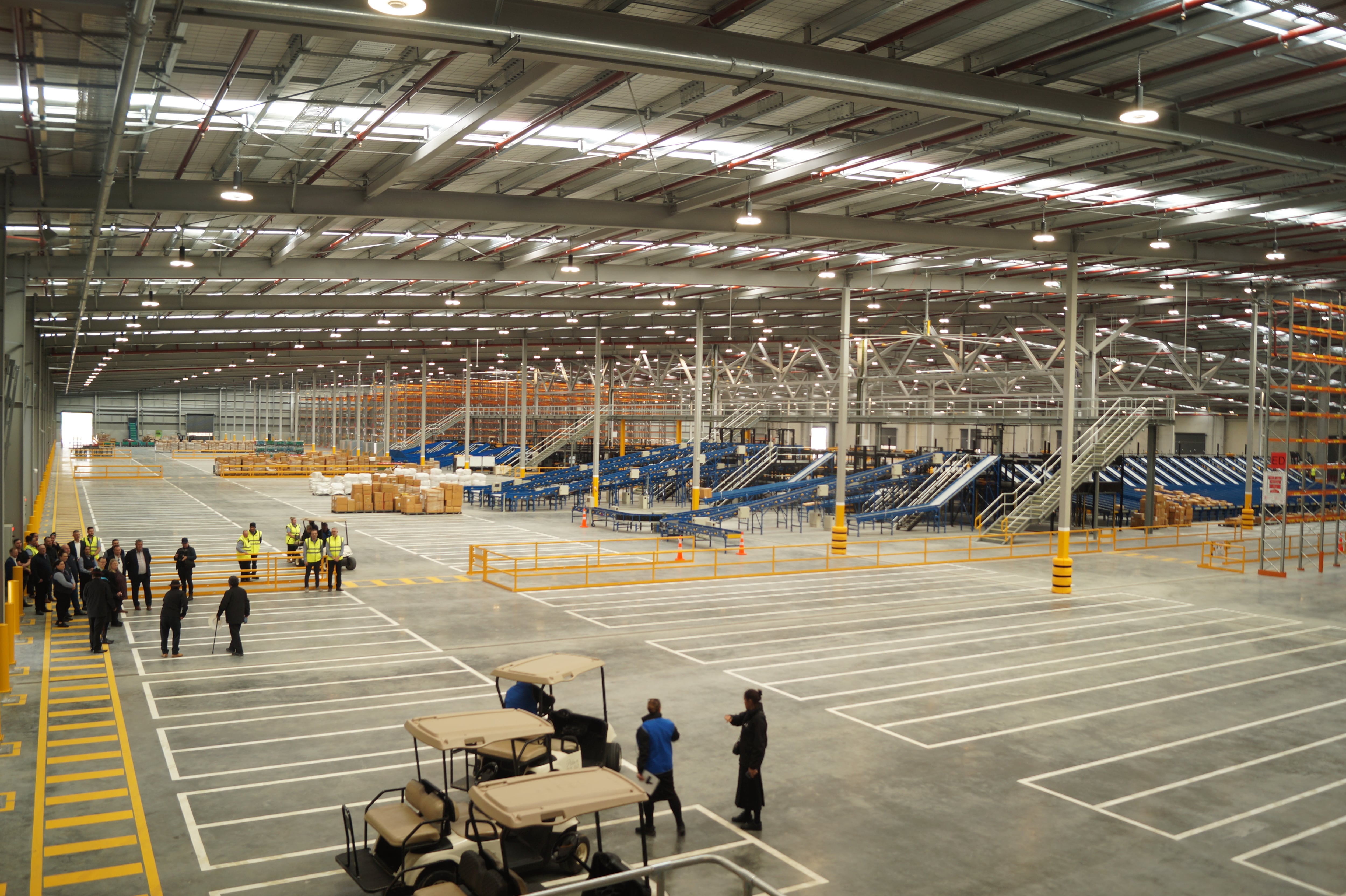 Kmart opens its huge new 40,000 square metre distribution centre at Hamilton's Ruakura Superhub.
