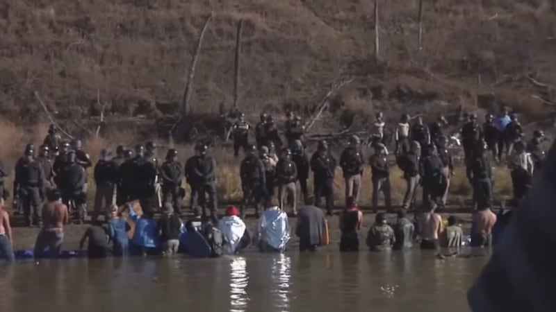 Native American protest against the construction of the Dakota Access Pipeline, 2016