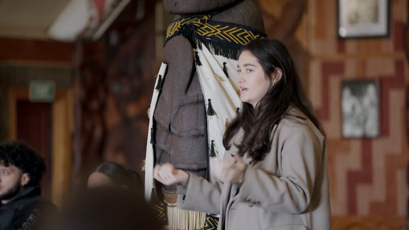 Another rangatahi at Climate Change Take Āhuarangi -  Hui a Rangatahi Maori