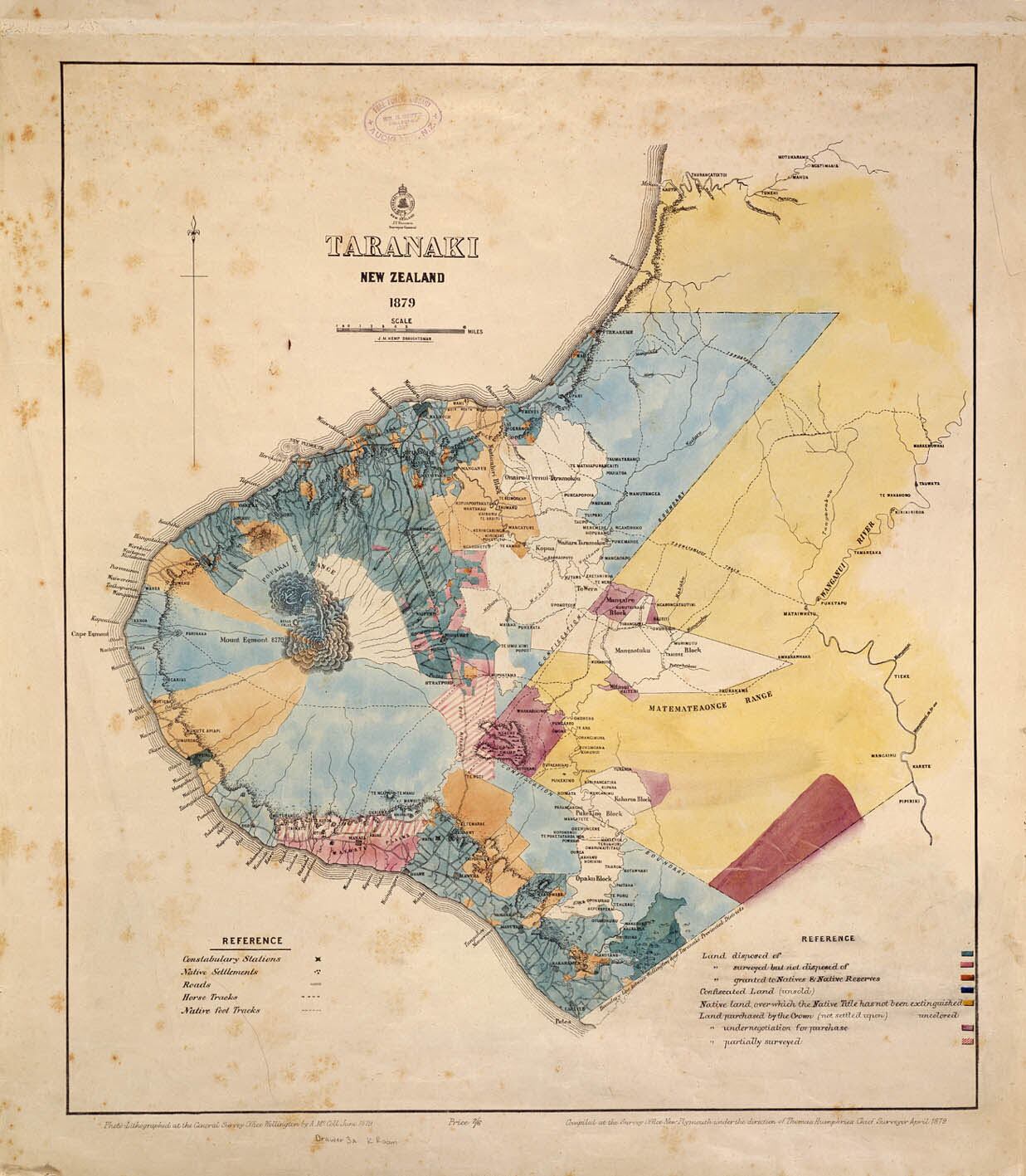 A proposed exclusion zone is based on the 45,000-acre Parihaka Block, originally surveyed by the crown in 1879.