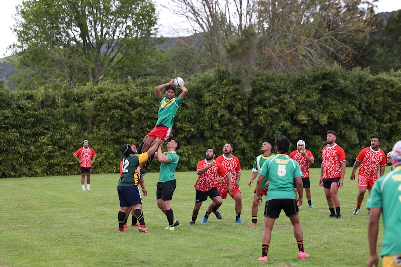 Wainui vs Waihapa during a rugby match over Labour weekend.