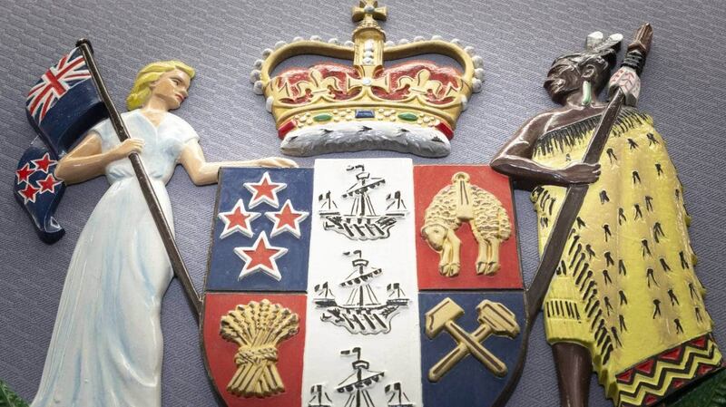 Aotearoa’s coat of arms shows Māori and the Crown standing together as partners.